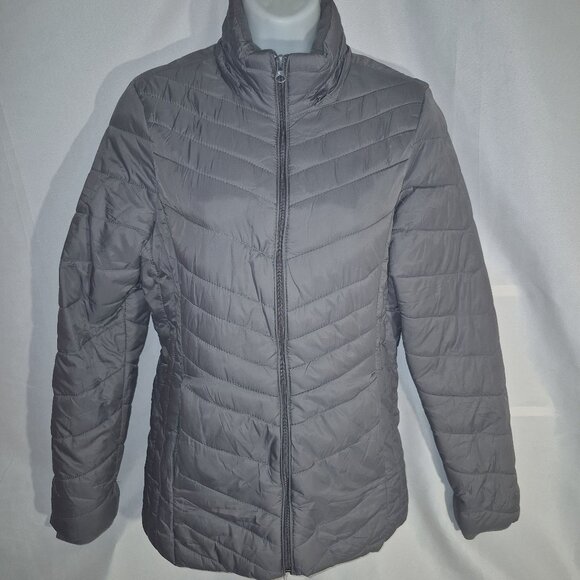 XERSION Puffer style jacket, Grey, lined in size small - Picture 9 of 14